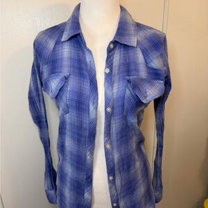 Rails Blue Flannel 100% Cotton